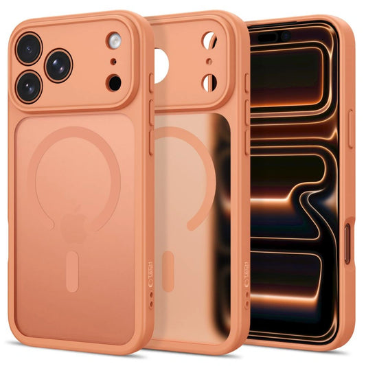 Etui Tech-Protect na iPhone 17 Pro Max / 18 Pro Max - pomarańczowe matowe
