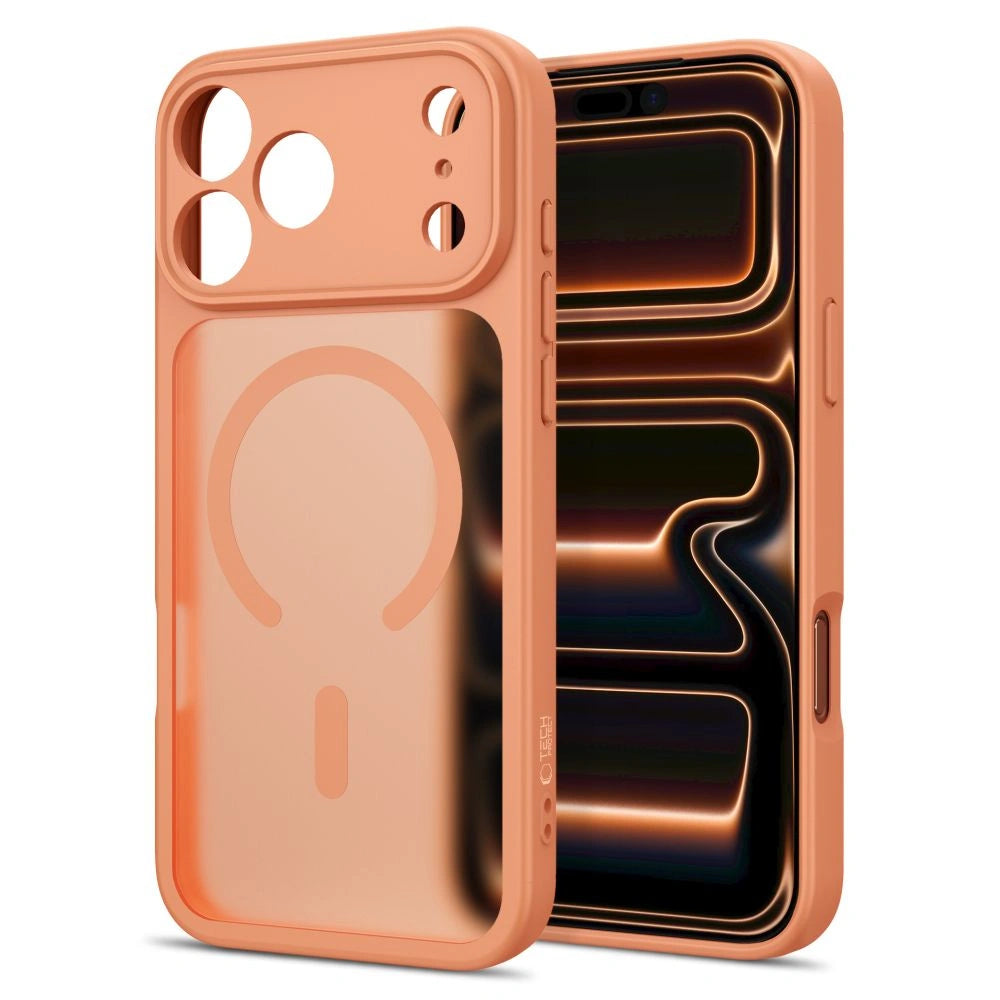 Etui Tech-Protect na iPhone 17 Pro Max / 18 Pro Max - pomarańczowe matowe – zdjęcie 2