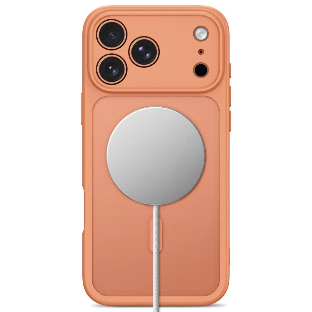 Etui Tech-Protect na iPhone 17 Pro Max / 18 Pro Max - pomarańczowe matowe – zdjęcie 3