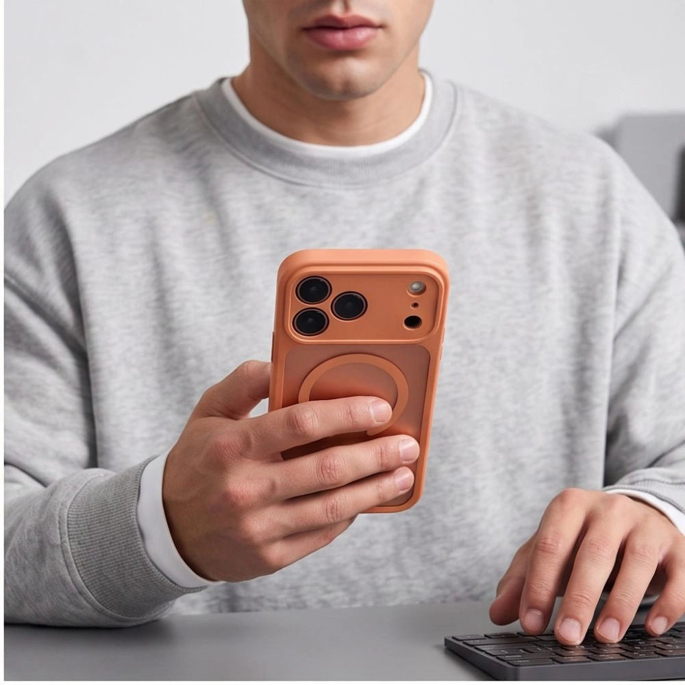 Etui Tech-Protect na iPhone 17 Pro Max / 18 Pro Max - pomarańczowe matowe – zdjęcie 6