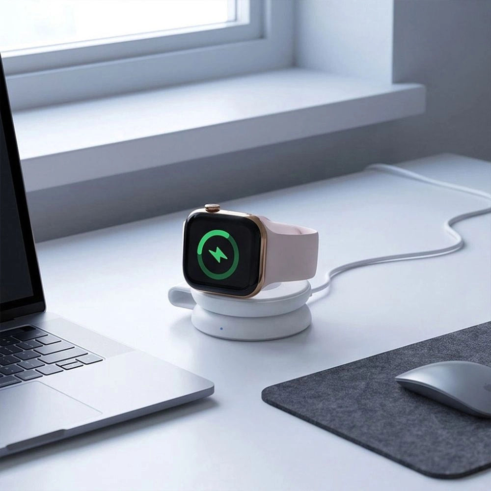 Ładowarka bezprzewodowa Tech-Protect A55 2in1 MagSafe 25W QI2.2 + - biała – zdjęcie 10