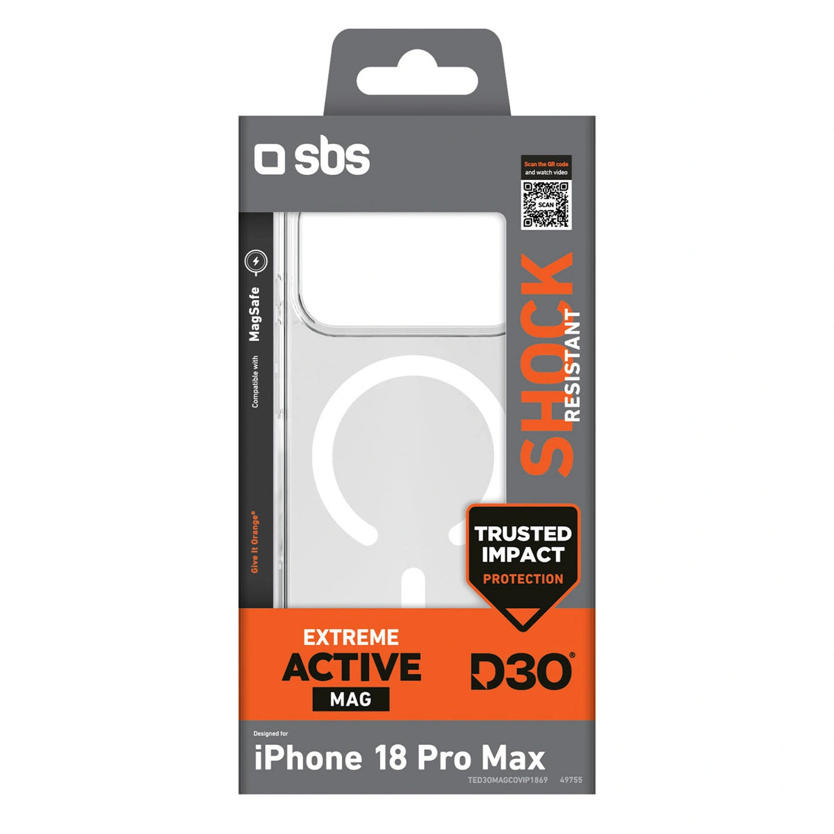 Etui SBS D3O na iPhone 18 Pro Max / 17 Pro Max kompatybilne z MagSafe – zdjęcie 2