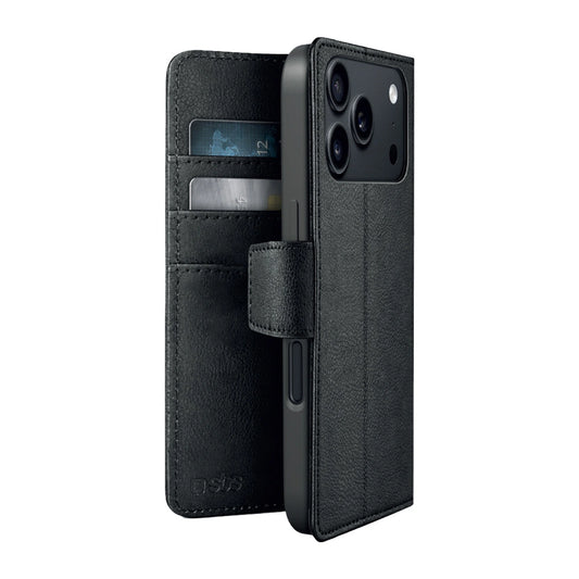 Etui SBS Wallet Classic Mag na iPhone 18 Pro z portfelem i - czarne