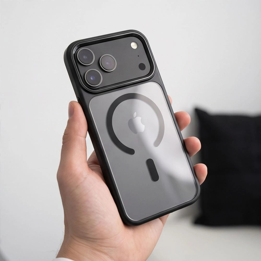 Etui Tech-Protect Magmat na iPhone 17 Pro / 18 Pro - przezroczysto-czarne – zdjęcie 8