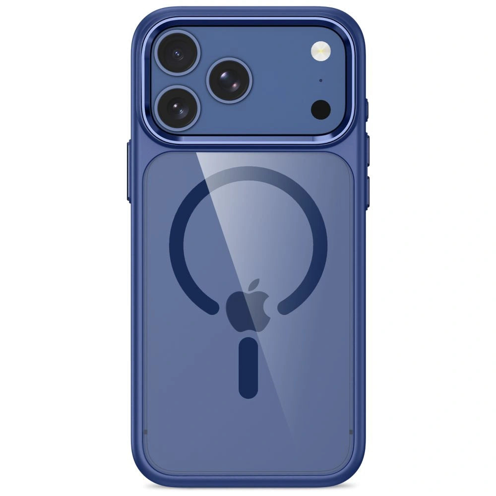Etui Tech-Protect Magmat Magsafe CC na iPhone 17 Pro Max / 18 Pro Max - przezroczysto-granatowe – zdjęcie 3
