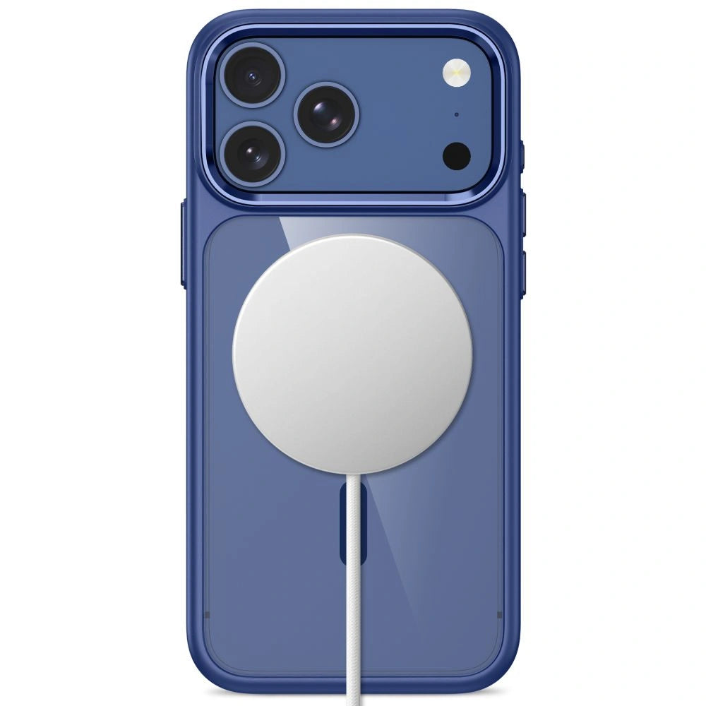 Etui Tech-Protect Magmat Magsafe CC na iPhone 17 Pro Max / 18 Pro Max - przezroczysto-granatowe – zdjęcie 4