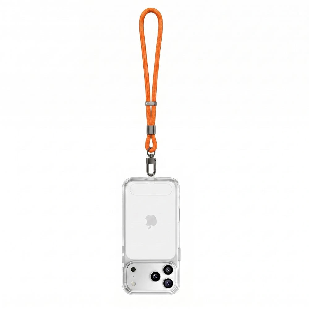 Smycz Tech-Protect C11S Rope Wrist Strap do telefonu - pomarańczowa – zdjęcie 4