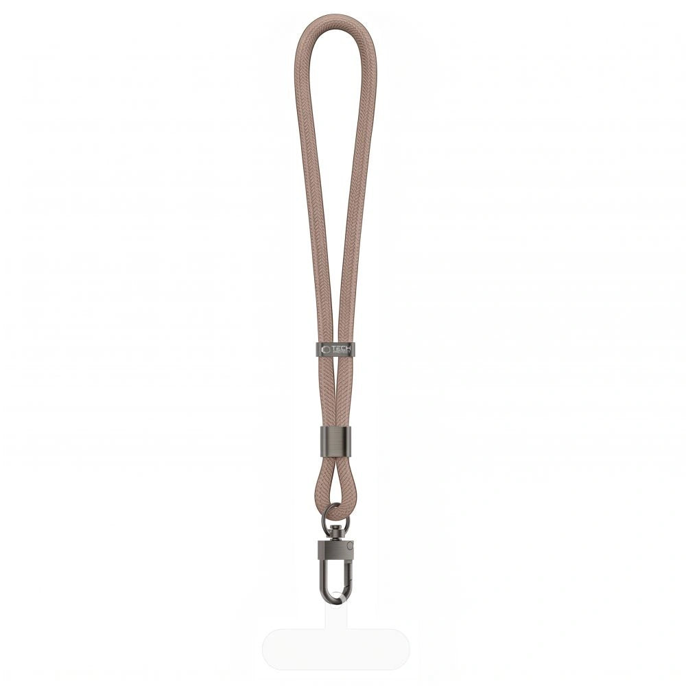 Smycz Tech-Protect C11S Rope Wrist Strap do telefonu - beżowa – zdjęcie 3