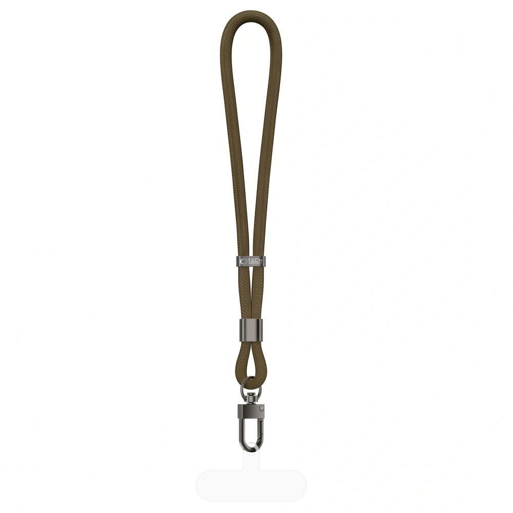Smycz Tech-Protect C11S Rope Wrist Strap do telefonu - ciemnozielona – zdjęcie 3