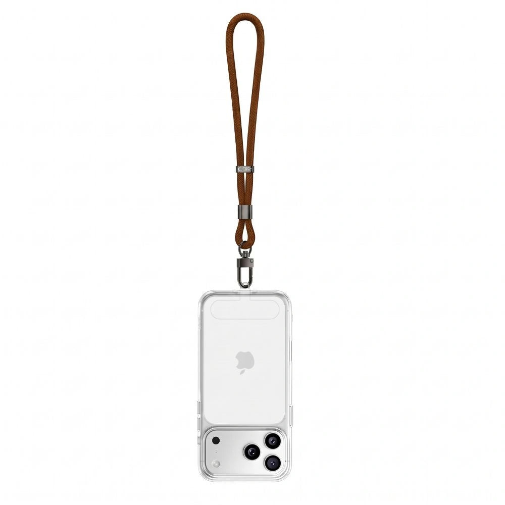 Smycz Tech-Protect C11S Rope Wrist Strap do telefonu - brązowa – zdjęcie 4