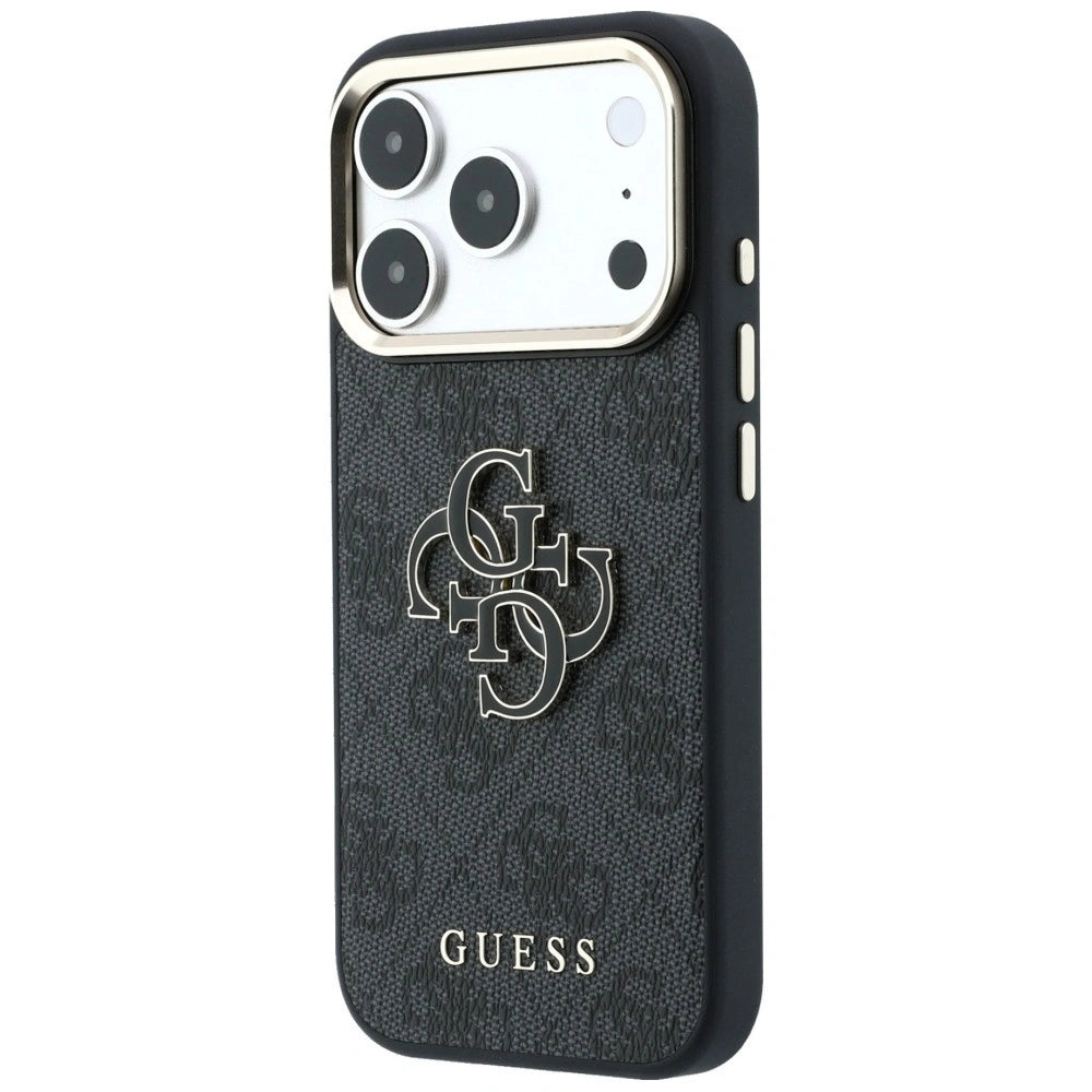 Etui Guess 4G & Big Resin Logo na iPhone 17 Pro Max / 18 Pro Max- czarne – zdjęcie 2