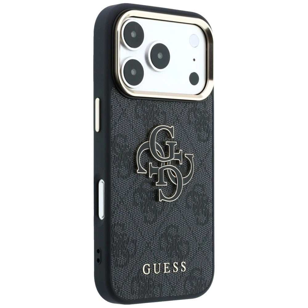 Etui Guess 4G & Big Resin Logo na iPhone 17 Pro Max / 18 Pro Max- czarne – zdjęcie 4