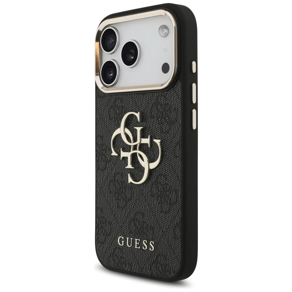 Etui Guess 4G Big 4G Classic Logo na iPhone 17 Pro / 18 Pro - czarno-złote – zdjęcie 2