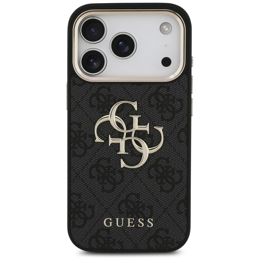 Etui Guess 4G Big 4G Classic Logo na iPhone 17 Pro / 18 Pro - czarno-złote – zdjęcie 3