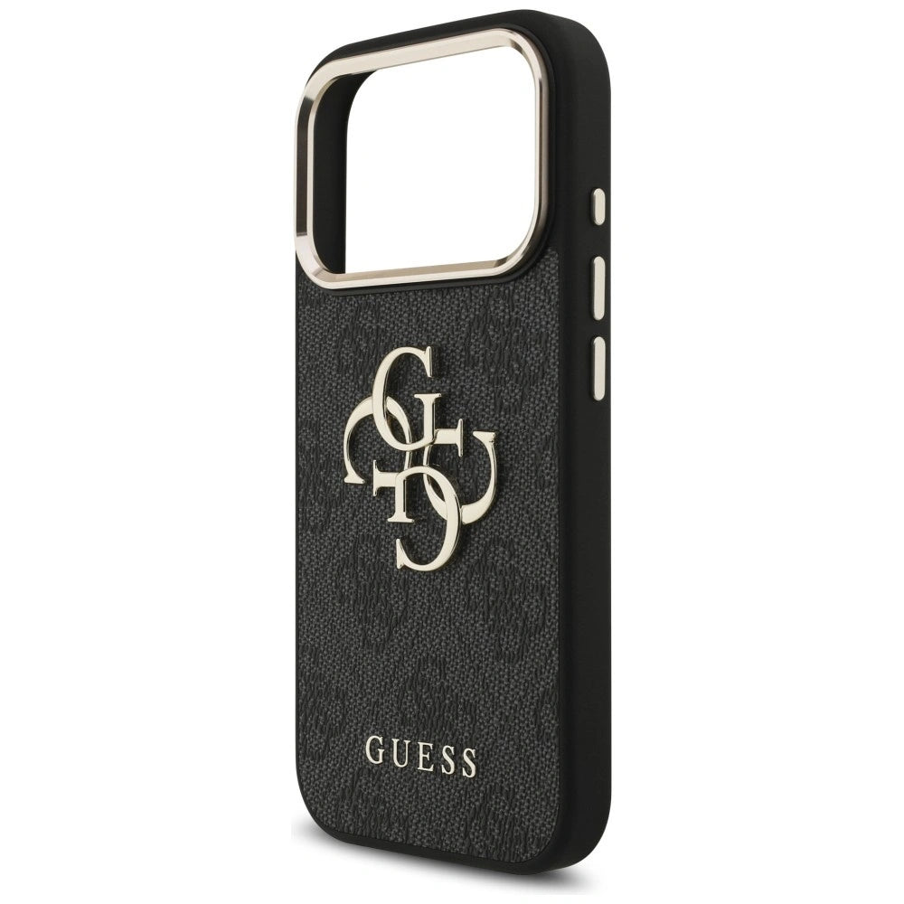 Etui Guess 4G Big 4G Classic Logo na iPhone 17 Pro / 18 Pro - czarno-złote – zdjęcie 6