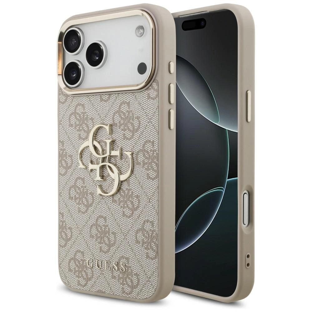 Etui Guess 4G Big 4G na iPhone 17 Pro Max / 18 Pro Max - różowo-złote