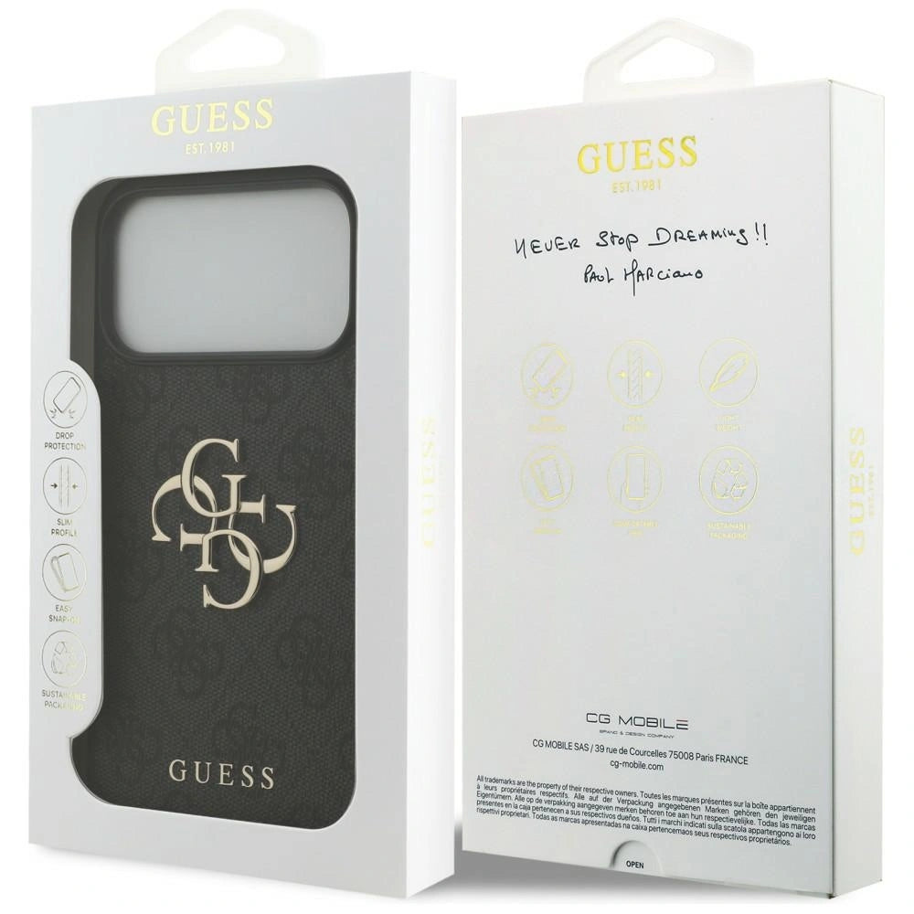 Etui Guess 4G Big Logo na iPhone 17 Pro Max / 18 Pro Max - czarne – zdjęcie 8