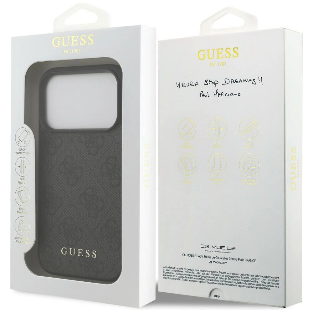 Etui Guess 4G Classic na iPhone 17 Pro / 18 Pro - czarne – zdjęcie 8