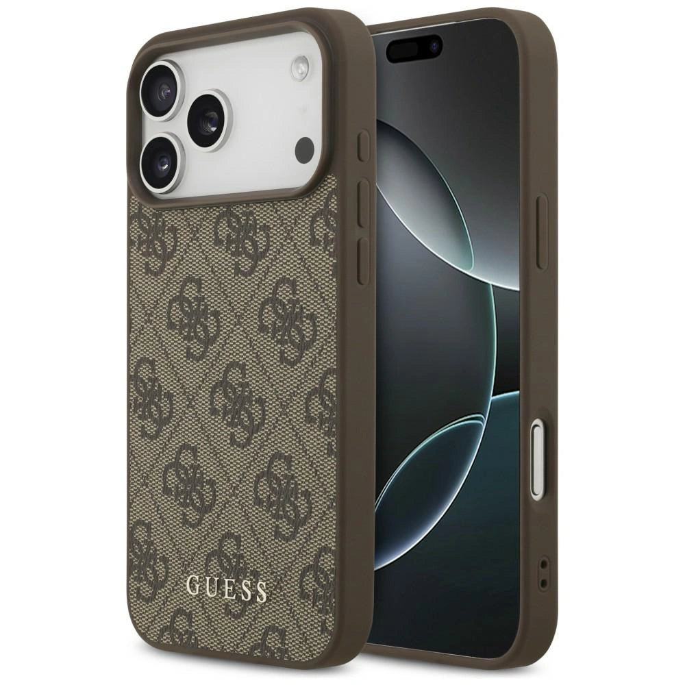 Etui Guess 4G Classic na iPhone 17 Pro Max / 18 Pro Max - brązowe