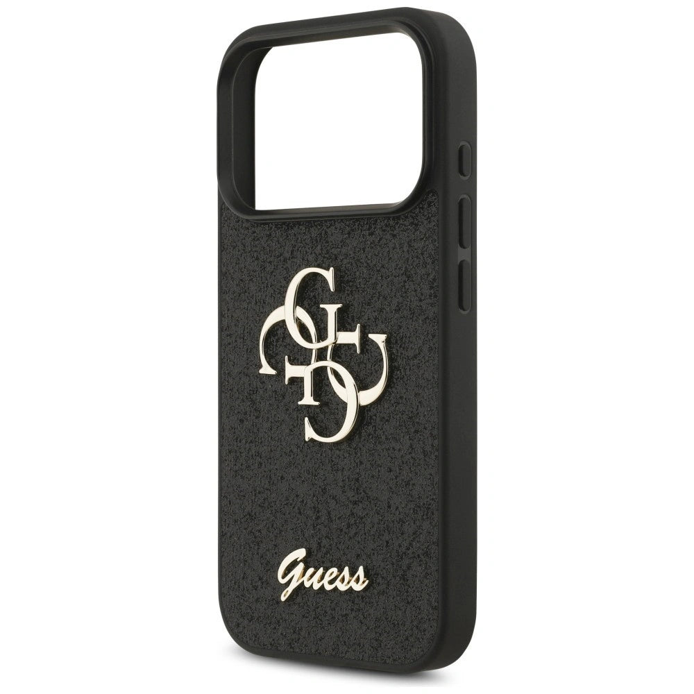 Etui Guess Fixed Glitter Big 4G na iPhone 17 Pro / 18 Pro - czarne – zdjęcie 6