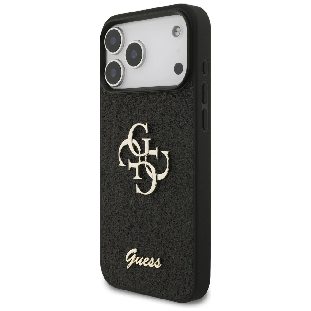 Etui Guess Fixed Glitter Big 4G na iPhone 17 Pro Max / 18 Pro Max - czarne – zdjęcie 2