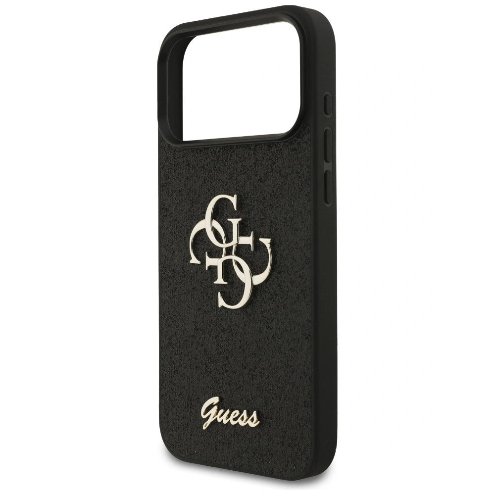 Etui Guess Fixed Glitter Big 4G na iPhone 17 Pro Max / 18 Pro Max - czarne – zdjęcie 6