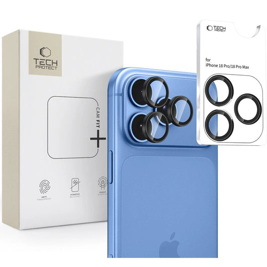 Osłona aparatu Tech-Protect Camring na iPhone 18 Pro / 18 Pro Max - czarna
