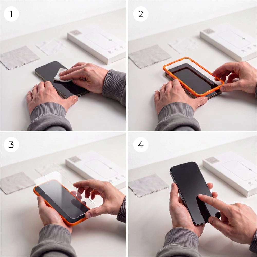 Szkło hartowane Tech-Protect Easy Set+ do iPhone 18 Pro – montaż krok po kroku