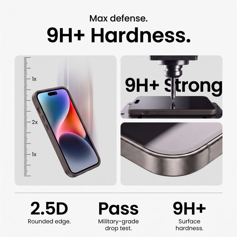 Szkło hartowane Tech-Protect Easy Set+ do iPhone 18 Pro Max – twardość 9H