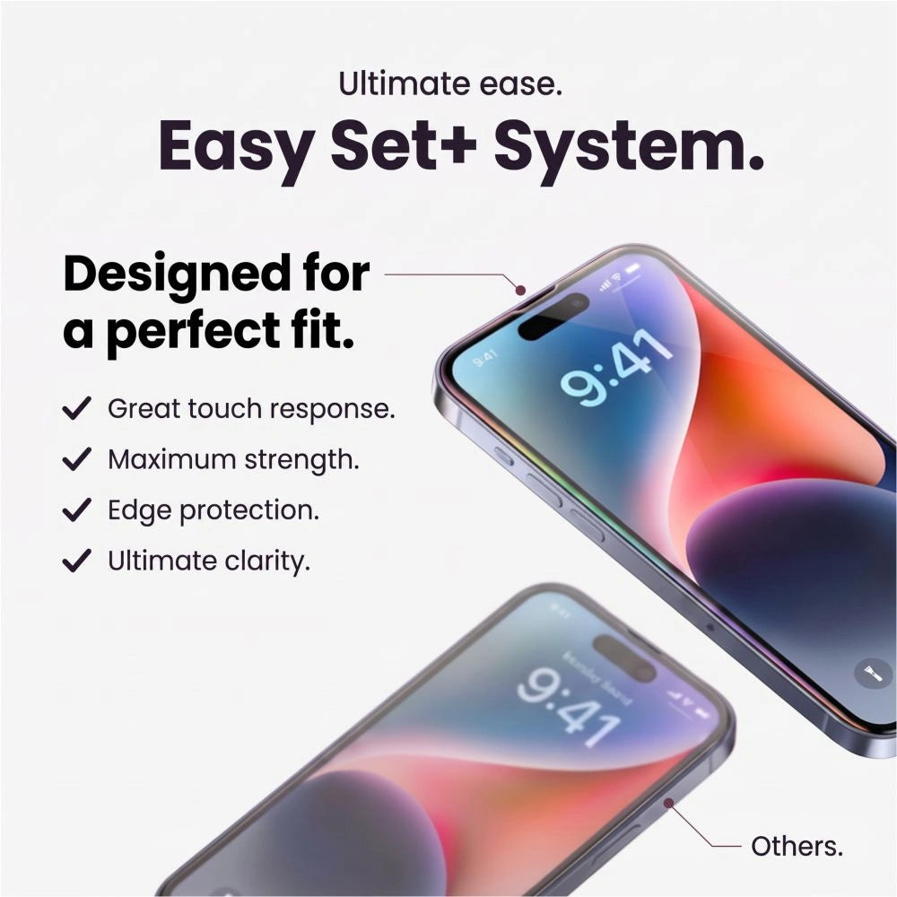 Szkło hartowane Tech-Protect Easy Set+ do iPhone 18 Pro Max – system montażu Easy Set+