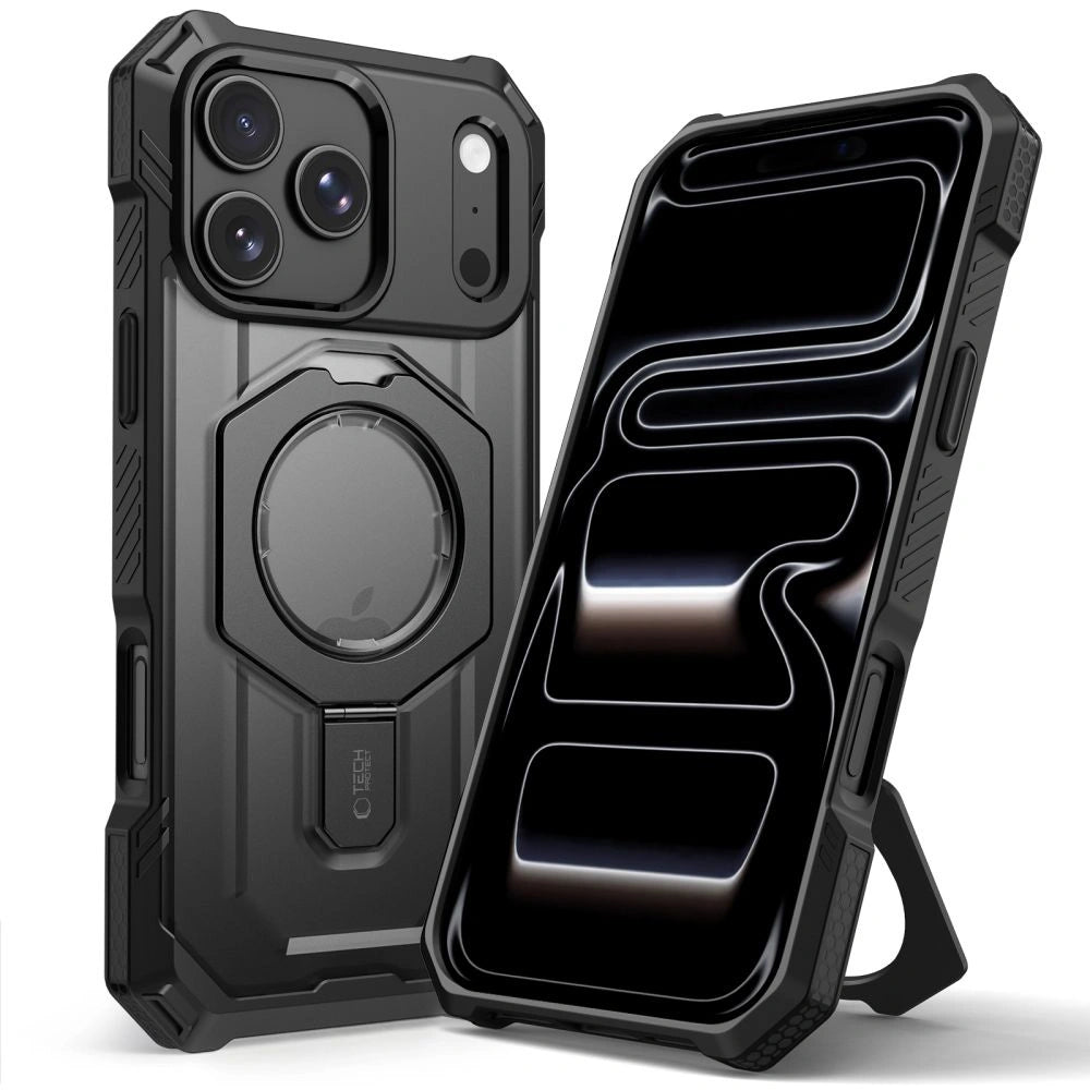 Etui Tech-Protect MagForce na iPhone 17 Pro / 18 Pro - czarne matowe – zdjęcie 2