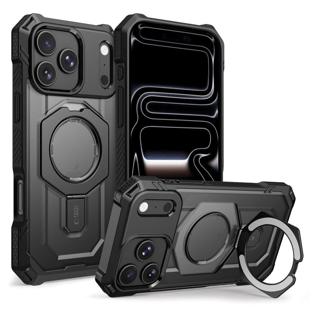 Etui Tech-Protect na iPhone 17 Pro Max / 18 Pro Max - czarne matowe