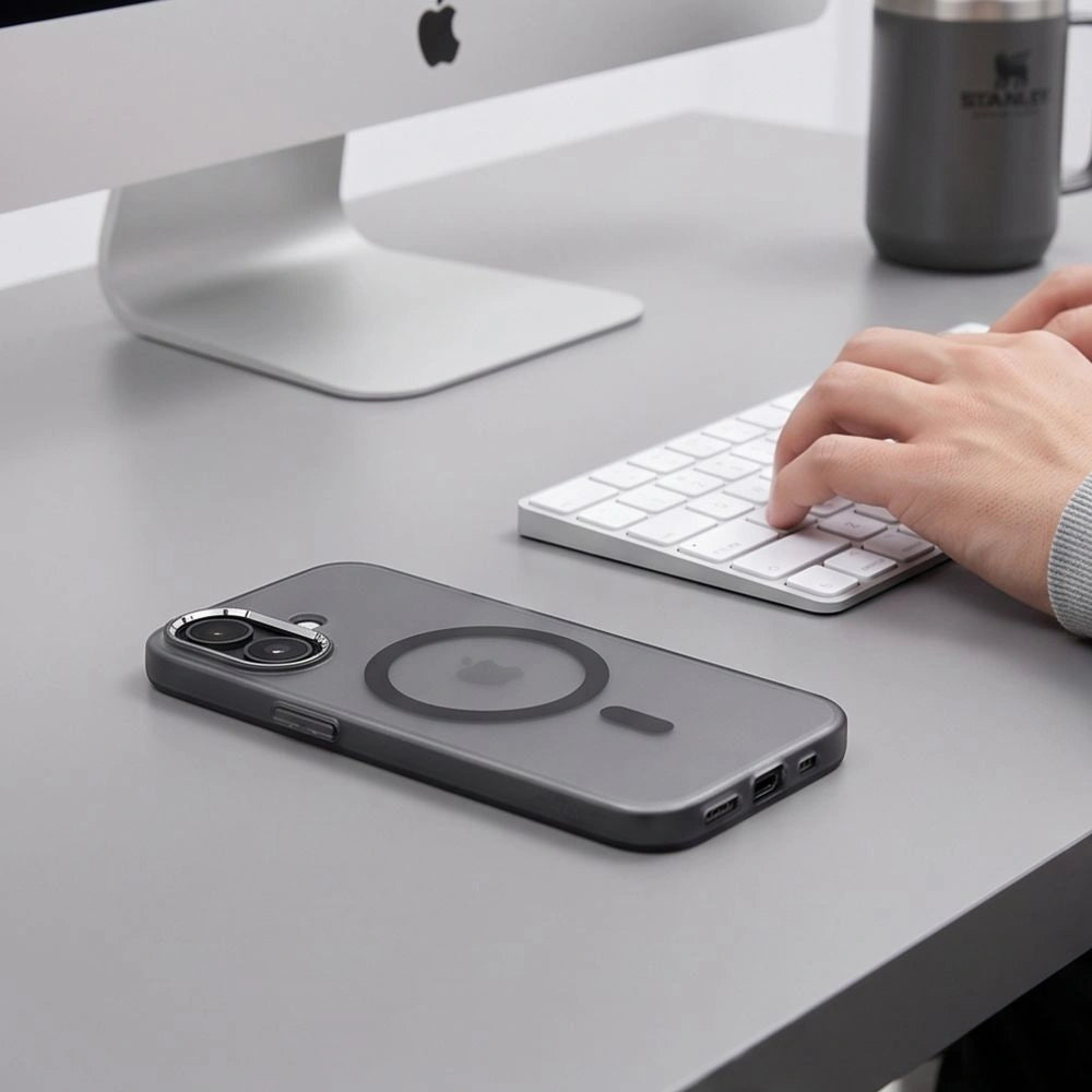 Etui Tech-Protect MagZero MagSafe na iPhone 17 - czarne matowe – zdjęcie 5