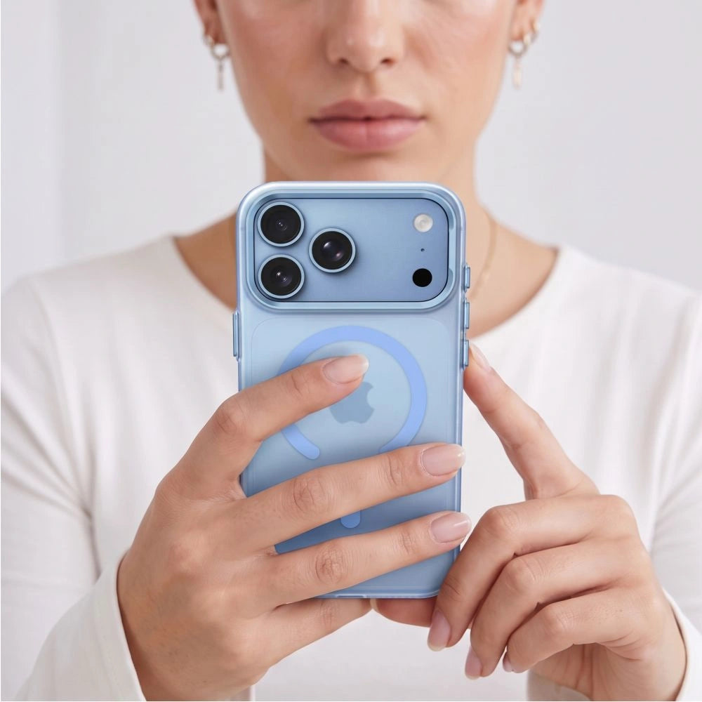 Etui Tech-Protect na iPhone 17 Pro / 18 Pro - jasnoniebieskie matowe – zdjęcie 6