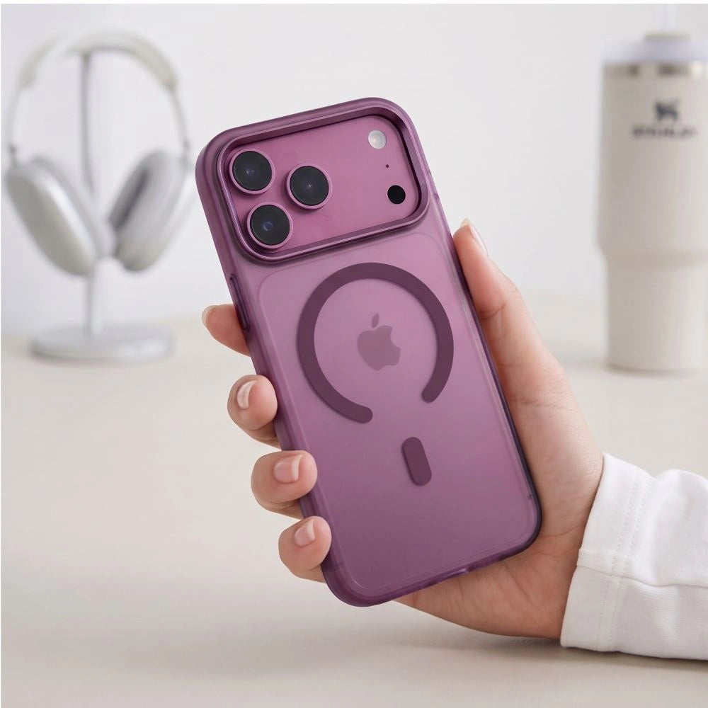 Etui Tech-Protect MagZero MagSafe na iPhone 17 Pro Max / 18 Pro Max - burgundowe matowe – zdjęcie 9