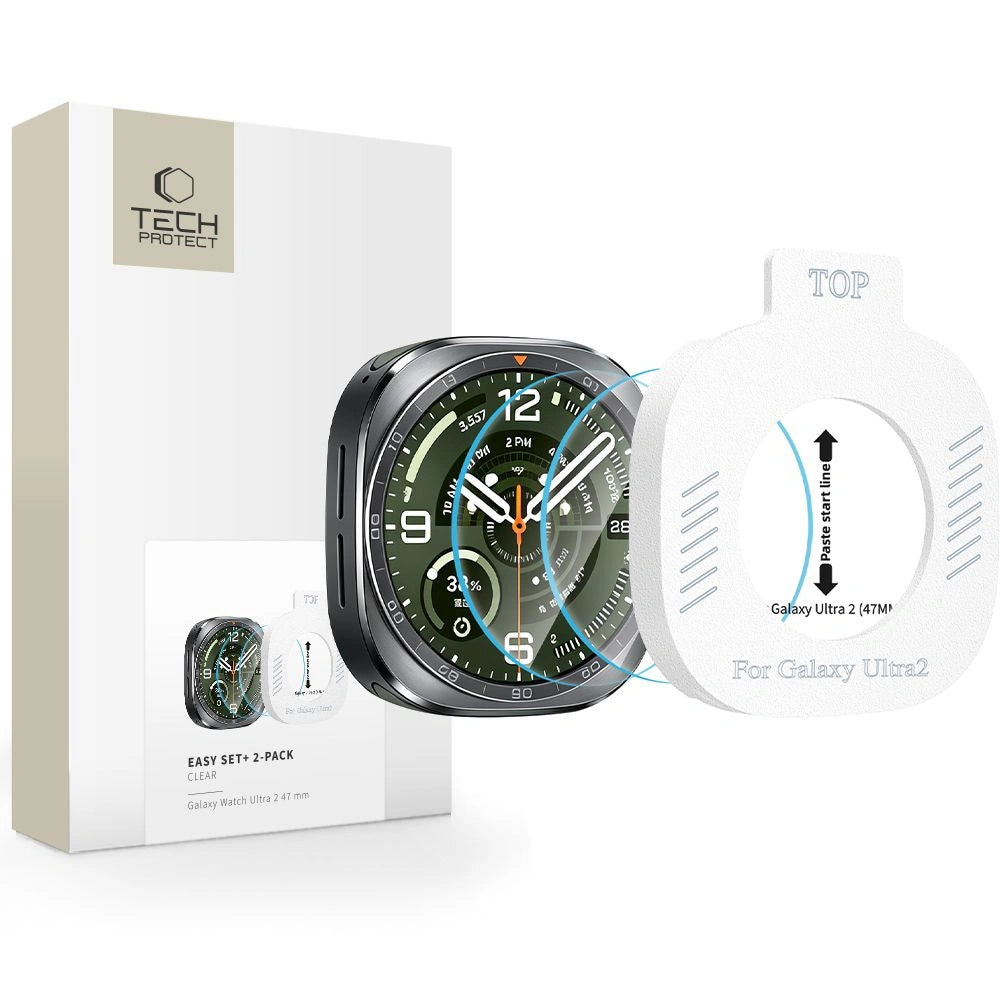 Szkło hartowane Tech-Protect Easy Set+ na Samsung Galaxy Watch Ultra 47 mm