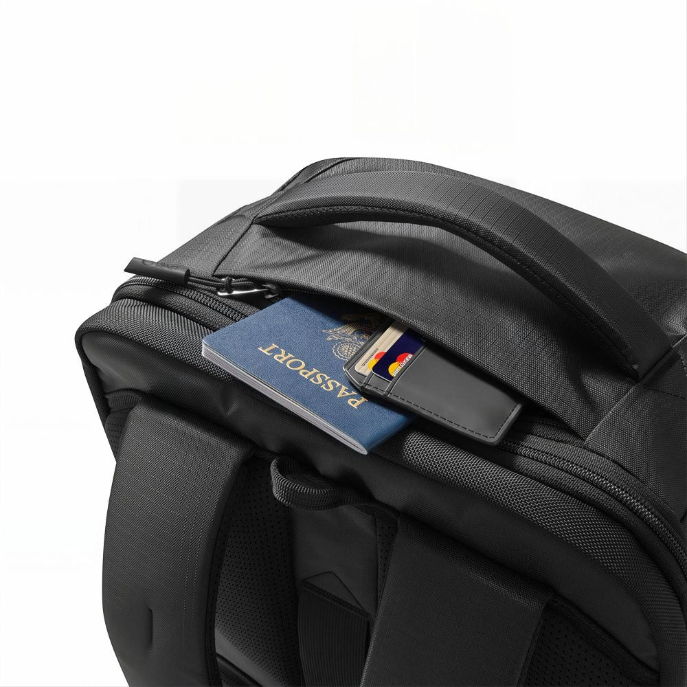 Plecak Tech-Protect Defender S70 RYANAIR & WIZZAIR 24L na laptop - czarny – zdjęcie 5