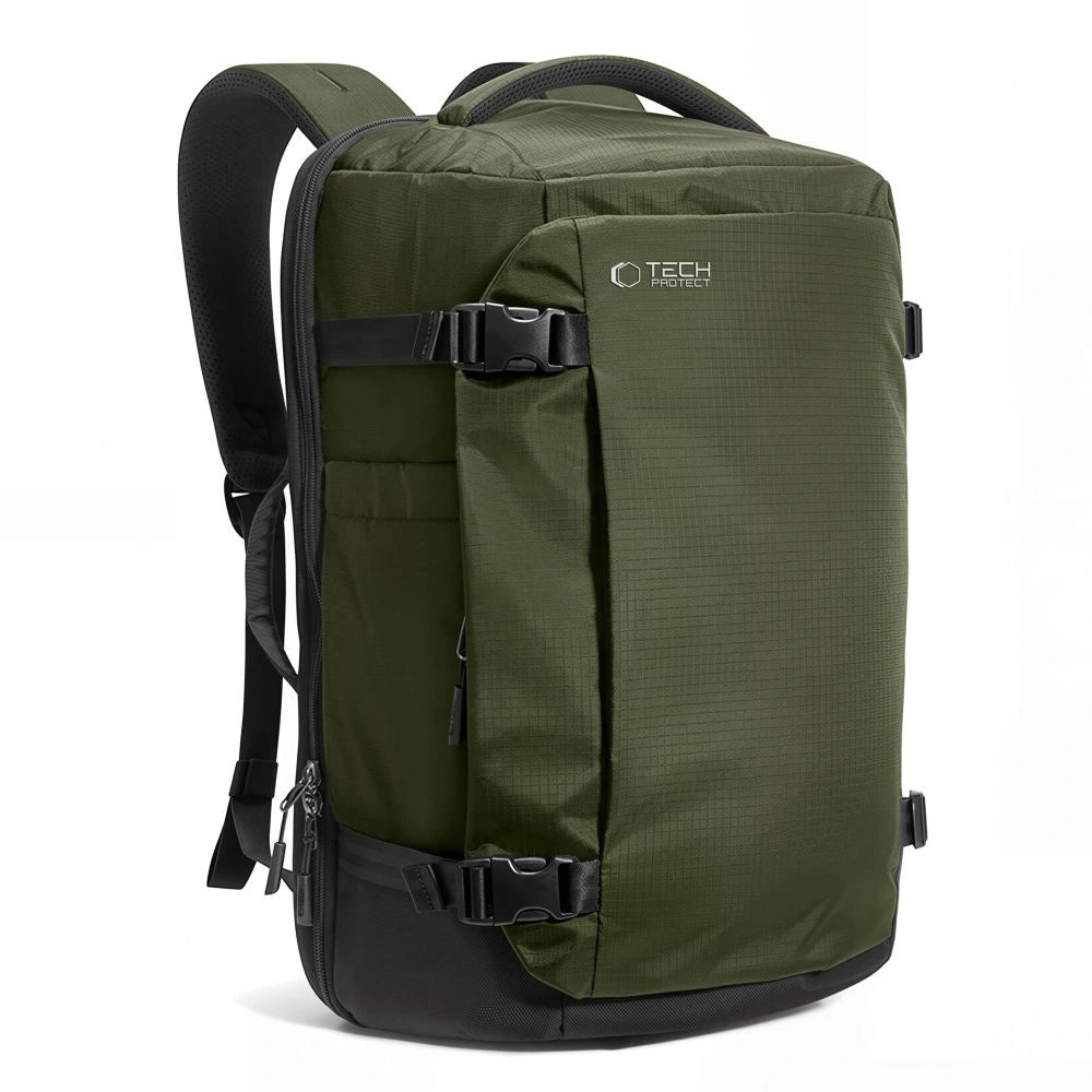 Plecak Tech-Protect Defender S70 RYANAIR & na laptop - ciemnozielony