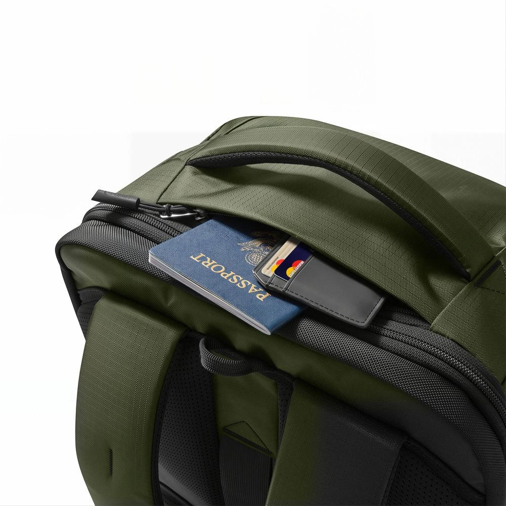 Plecak Tech-Protect Defender S70 RYANAIR & na laptop - ciemnozielony – zdjęcie 5