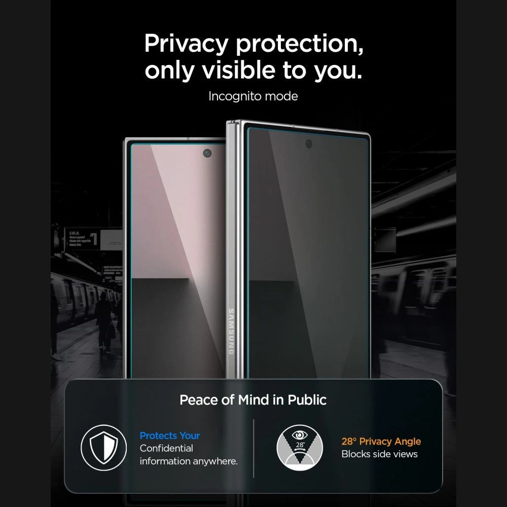 Szkło hartowane Spigen Glas.tR EZ Fit na Samsung Galaxy Z Fold 7 / 8 Ultra – zdjęcie 12