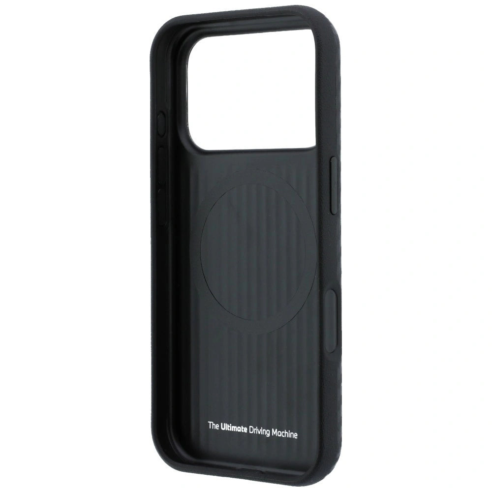 Etui BMW M Carbon Metal Logo MagSafe na iPhone 17 Pro / 18 Pro - czarne – zdjęcie 7