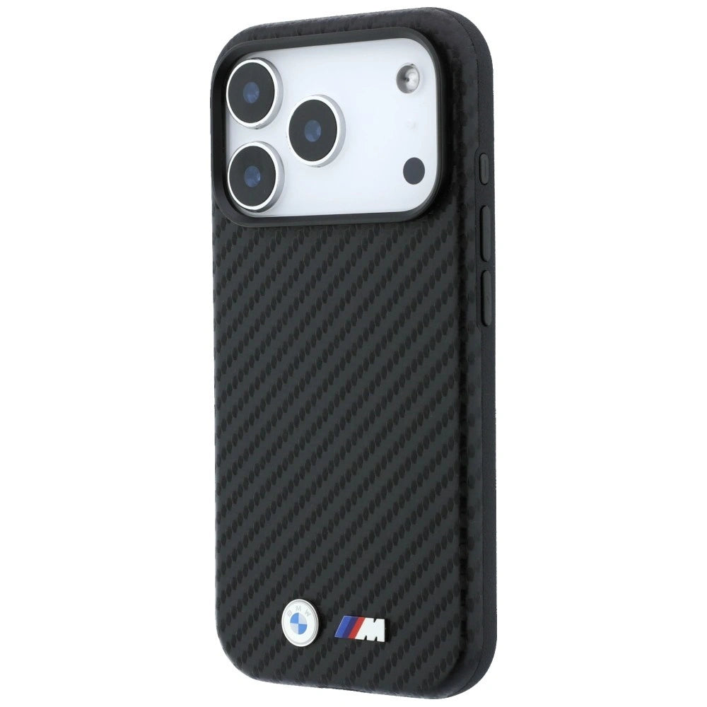 Etui BMW M Carbon Metal Logo na iPhone 17 Pro Max / 18 Pro Max - czarne – zdjęcie 2