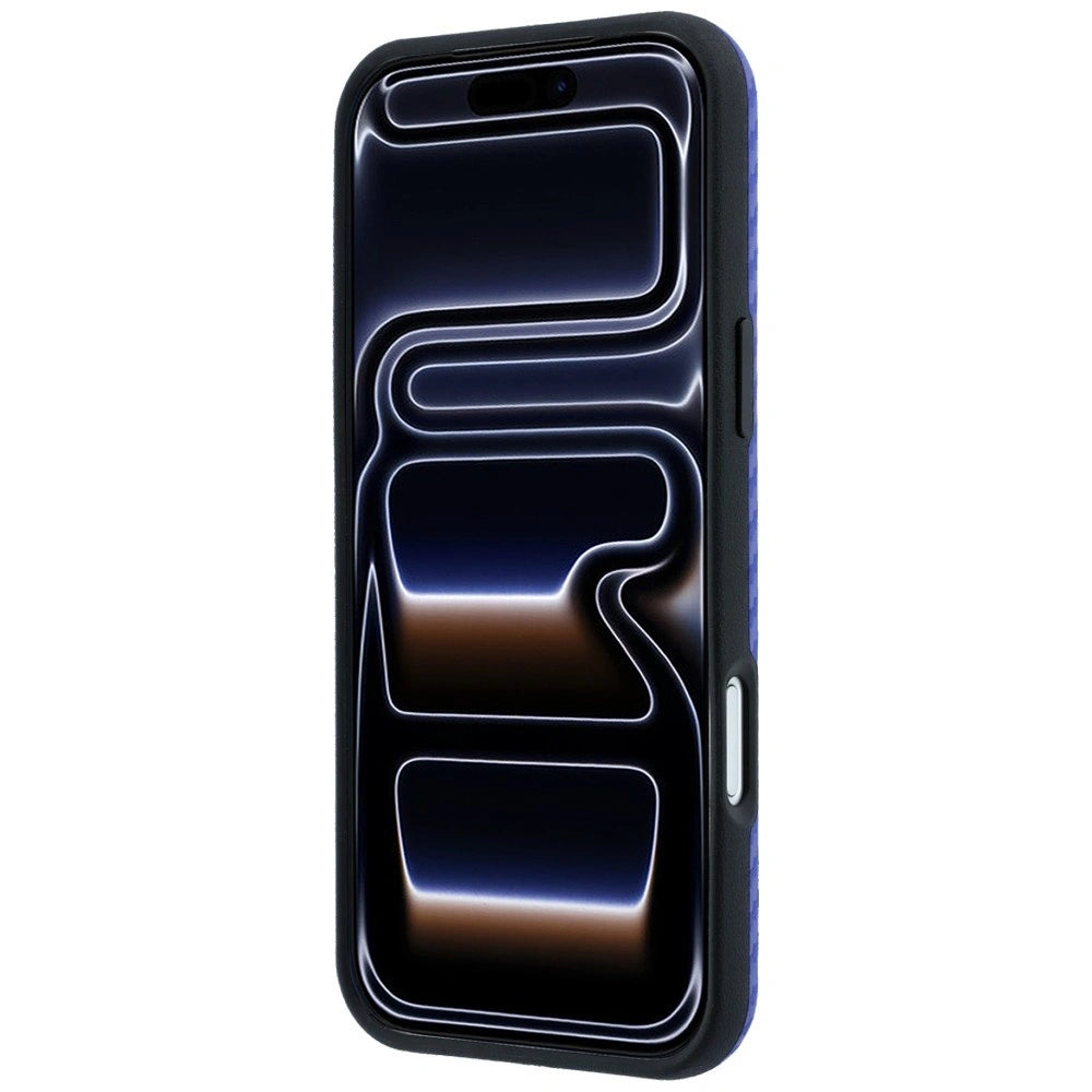 Etui BMW M Carbon Metal na iPhone 17 Pro Max / 18 Pro Max - niebieskie – zdjęcie 5