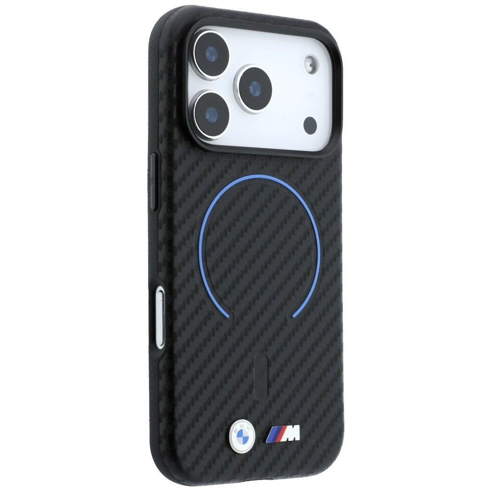 Etui BMW M Carbon Printed Ring na iPhone 17 Pro Max / 18 Pro Max - czarne – zdjęcie 4