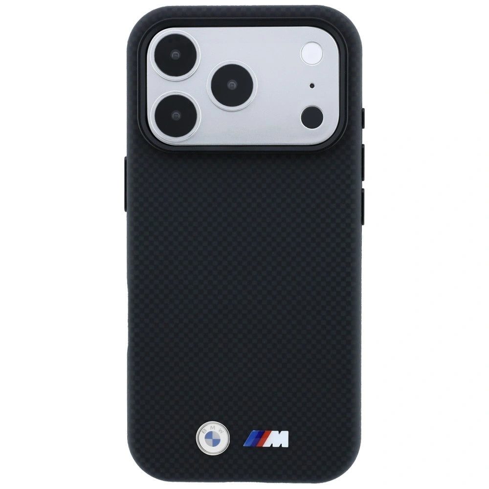 Etui BMW M Quadrille Kevlar na iPhone 17 Pro Max / 18 Pro Max - czarne – zdjęcie 3