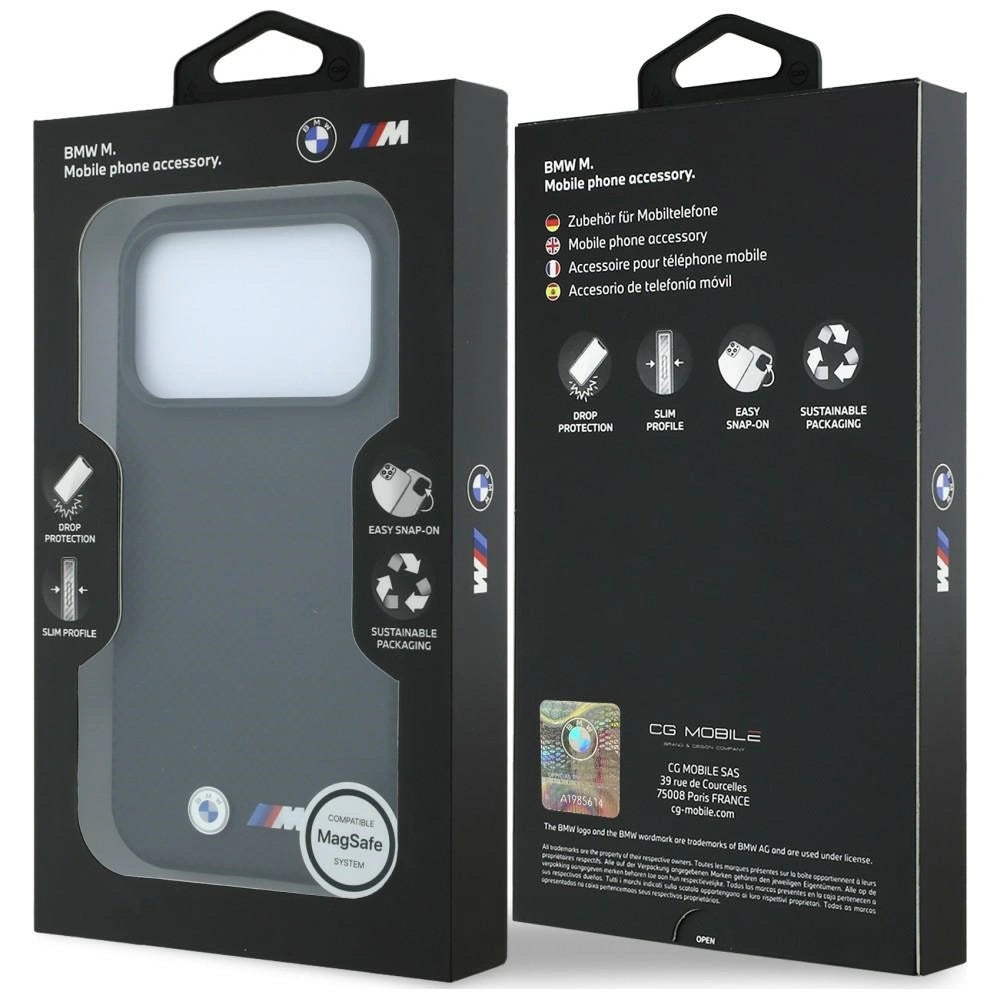 Etui BMW M Quadrille Kevlar na iPhone 17 Pro Max / 18 Pro Max - czarne – zdjęcie 8