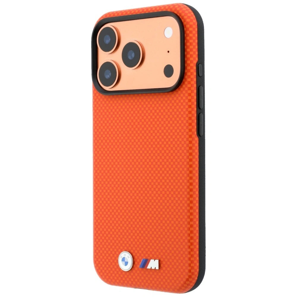 Etui BMW M Quadrille na iPhone 17 Pro Max / 18 Pro Max - pomarańczowe – zdjęcie 2
