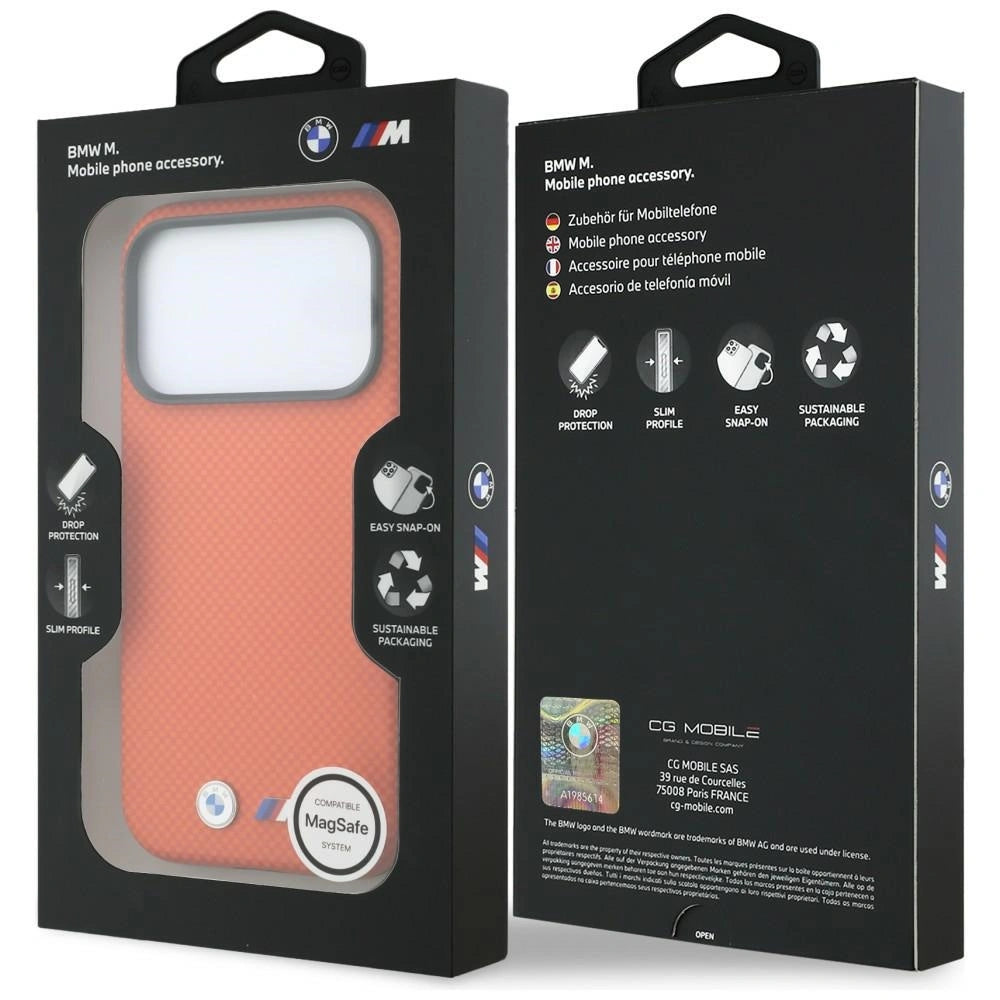 Etui BMW M Quadrille na iPhone 17 Pro Max / 18 Pro Max - pomarańczowe – zdjęcie 8