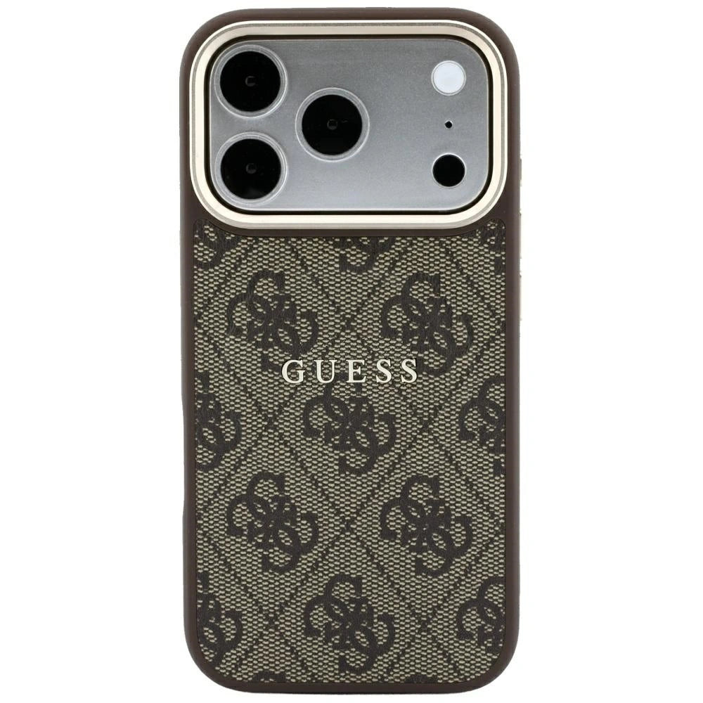 Etui Guess Embossed 4G Classic na iPhone 17 Pro Max / 18 Pro Max - brązowe – zdjęcie 3