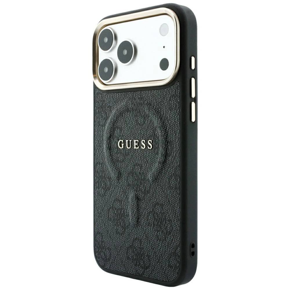 Etui Guess Embossed 4G Classic na iPhone 17 Pro Max / 18 Pro Max - czarne – zdjęcie 2